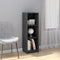 vidaXL Book Cabinet/Room Divider Grey 36x33x110 cm Solid Pinewood