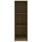 vidaXL Book Cabinet/Room Divider Honey Brown Solid Pinewood