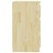 vidaXL Bedside Cabinets 2 pcs 60x36x64 cm Solid Pinewood
