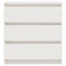 vidaXL Bedside Cabinets 2 pcs White 60x36x64 cm Solid Pinewood