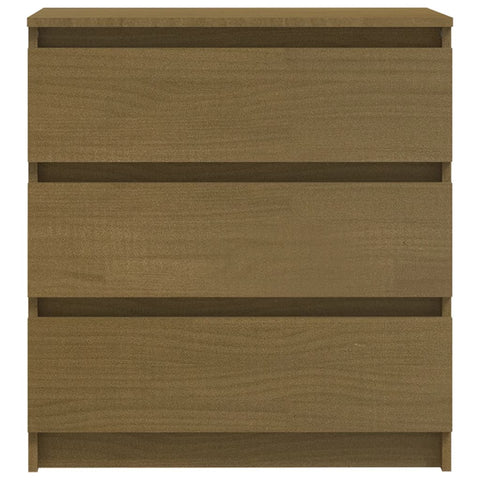 vidaXL Bedside Cabinets 2 pcs Honey Brown 60x36x64 cm Solid Pinewood