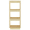 vidaXL Book Cabinet/Room Divider 40x35x103 cm Solid Pinewood