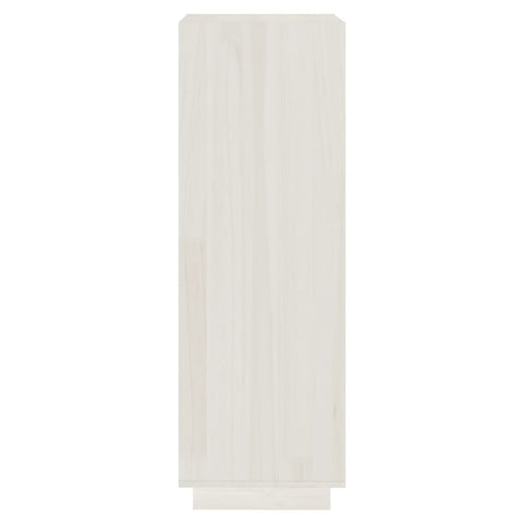 vidaXL Book Cabinet/Room Divider White 40x35x103 cm Solid Pinewood
