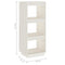 vidaXL Book Cabinet/Room Divider White 40x35x103 cm Solid Pinewood