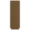 vidaXL Book Cabinet/Room Divider Honey Brown Solid Pinewood