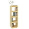 vidaXL Book Cabinet/Room Divider 40x35x135 cm Solid Pinewood