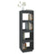 vidaXL Book Cabinet/Room Divider Grey 40x35x135 cm Solid Pinewood
