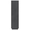 vidaXL Book Cabinet/Room Divider Grey 40x35x135 cm Solid Pinewood