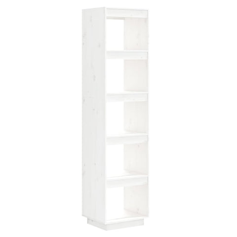 vidaXL Book Cabinet/Room Divider White 40x35x167 cm Solid Wood Pine