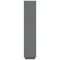 vidaXL Book Cabinet/Room Divider Grey 40x35x167 cm Solid Wood Pine