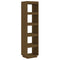 vidaXL Book Cabinet/Room Divider Honey Brown 40x35x167 cm Solid Wood Pine