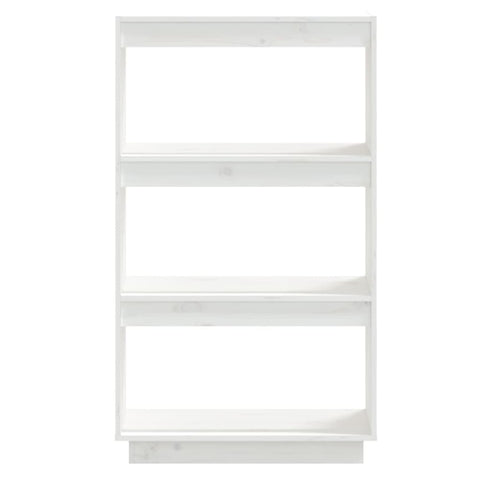 vidaXL Book Cabinet/Room Divider White 60x35x103 cm Solid Wood Pine