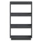 vidaXL Book Cabinet/Room Divider Grey 60x35x103 cm Solid Wood Pine