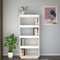 vidaXL Book Cabinet/Room Divider White 60x35x135 cm Solid Pinewood