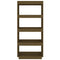 vidaXL Book Cabinet/Room Divider Honey Brown 60x35x135 cm Solid Pinewood