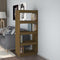 vidaXL Book Cabinet/Room Divider Honey Brown 60x35x135 cm Solid Pinewood