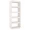 vidaXL Book Cabinet/Room Divider White 60x35x167 cm Solid Pinewood