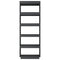 vidaXL Book Cabinet/Room Divider Grey 60x35x167 cm Solid Pinewood