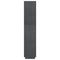 vidaXL Book Cabinet/Room Divider Grey 60x35x167 cm Solid Pinewood