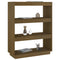 vidaXL Book Cabinet/Room Divider Honey Brown 80x35x103 cm Solid Pinewood