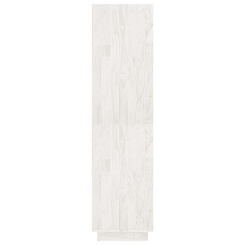 vidaXL Book Cabinet/Room Divider White 80x35x135 cm Solid Pinewood