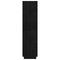 vidaXL Book Cabinet/Room Divider Black 80x35x135 cm Solid Pinewood