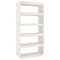 vidaXL Book Cabinet/Room Divider White 80x35x167 cm Solid Pinewood