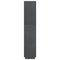 vidaXL Book Cabinet/Room Divider Grey 80x35x167 cm Solid Pinewood