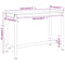 vidaXL Work Bench Frame Matte Black and Matte Red 110x50x79 cm Metal