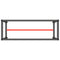 vidaXL Work Bench Frame Matte Black and Matte Red 140x50x79 cm Metal