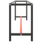 vidaXL Work Bench Frame Matte Black and Matte Red 210x50x79 cm Metal