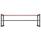 vidaXL Work Bench Frame Matte Black and Matte Red 180x57x79 cm Metal