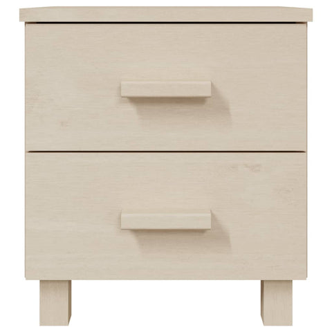 vidaXL Bedside Cabinets HAMAR 2 pcs Honey Brown 40x35x44.5cm Solid Wood