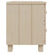 vidaXL Bedside Cabinets HAMAR 2 pcs Honey Brown 40x35x44.5cm Solid Wood