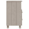vidaXL Bedside Cabinets HAMAR 2 pcs White 40x35x62 cm Solid Wood
