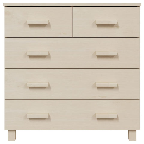 vidaXL Sideboard HAMAR Honey Brown 79x40x80 cm Solid Wood Pine