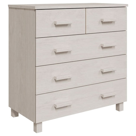 vidaXL Sideboard HAMAR White 79x40x80 cm Solid Wood Pine