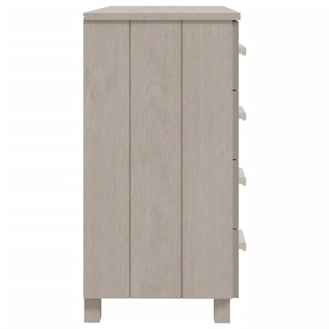 vidaXL Sideboard HAMAR White 79x40x80 cm Solid Wood Pine