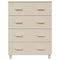 vidaXL Sideboard HAMAR Honey Brown 79x40x103.5 cm Solid Wood Pine