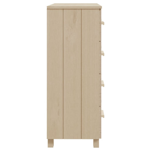 vidaXL Sideboard HAMAR Honey Brown 79x40x103.5 cm Solid Wood Pine