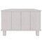 vidaXL Coffee Table HAMAR White 100x55x35 cm Solid Wood Pine