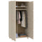 vidaXL Wardrobe HAMAR Honey Brown 89x50x180 cm Solid Wood Pine