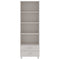 vidaXL Highboard HAMAR White 60x35x180 cm Solid Wood Pine