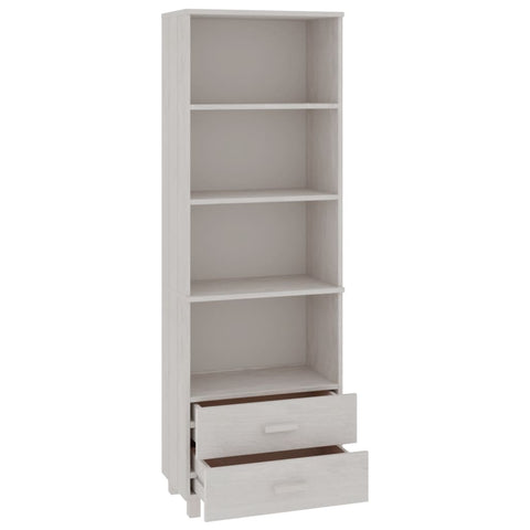 vidaXL Highboard HAMAR White 60x35x180 cm Solid Wood Pine