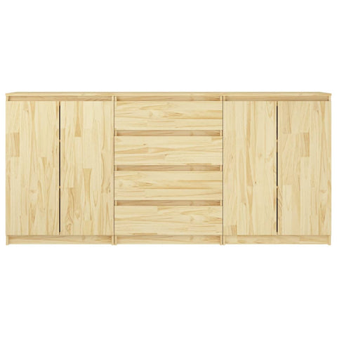 vidaXL Side Cabinets 3 pcs Solid Pinewood