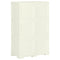 vidaXL Plastic Cabinet 79x43x125 cm Wood Design Vanilla Ice