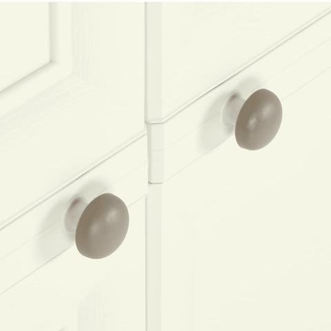 vidaXL Plastic Cabinet 79x43x125 cm Wood Design Vanilla Ice