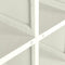 vidaXL Plastic Cabinet 79x43x125 cm Wood Design Vanilla Ice