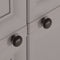 vidaXL Plastic Cabinet 79x43x125 cm Wood Design Grey