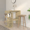 vidaXL Bar Table with Storage Rack Sonoma Oak 100x50x101.5 cm Engineered Wood